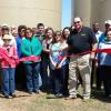 On April 10th the ribbon cutting for USA Tank was held at their building Off of 1st Street.